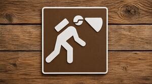 Spelunking Recreation Sign Cave Exploring Caving National Park Forest Camp Hike